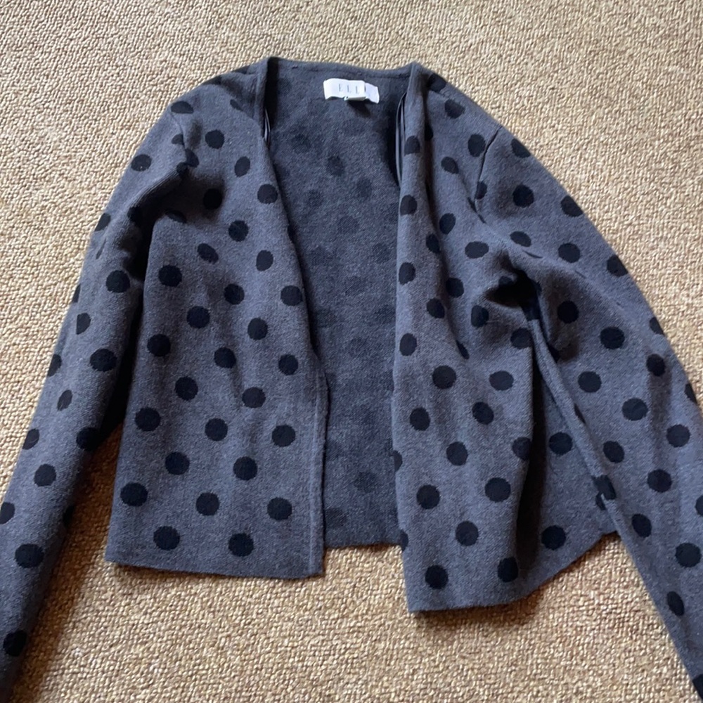 Polka dot cardigan